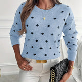Pull Col Rond Manches Longues