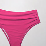 Maillot De Bain Deux Pièces À Volants Avec Étoile À Cinq Branches