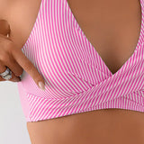 Bikini Sexy À Rayures