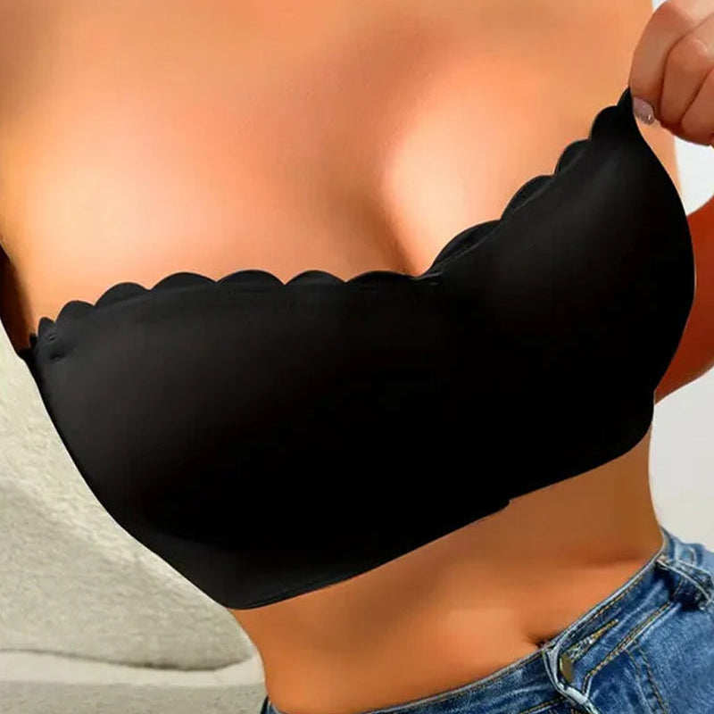 Soutien-Gorge Sans Couture Devant Attache Bandeau Sans Bretelles