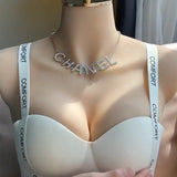Soutien-Gorge Sans Couture Et Sans Armatures Avec Dos Décoratif
