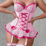 Lingerie Sexy En Dentelle Avec Nœud