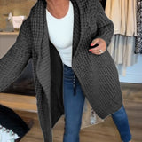 Cardigan de couleur unie