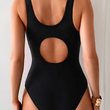 Maillot De Bain Une Pièce Color-Block Imprimé