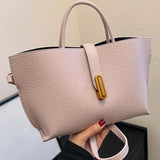 Sac À Main Élégant Uni Pour Femmes De Style Français