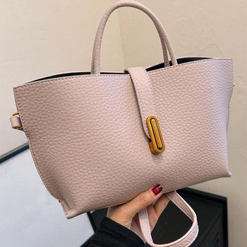 Sac À Main Élégant Uni Pour Femmes De Style Français