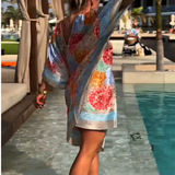 Paréo Imprimé Resort Maillot de Bain