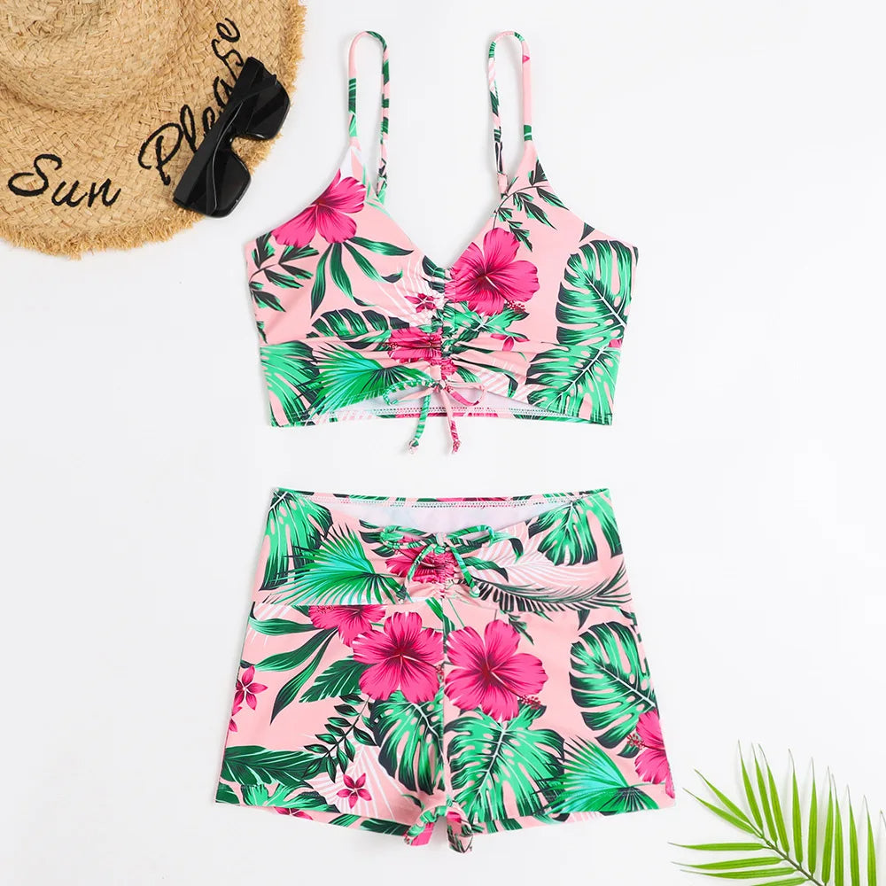 Nalani | Ensemble de bikini à imprimé floral pour femme
