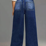 Pantalon Femme Décontracté Taille Haute Jambe Large