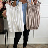 Débardeur Soutien-Gorge Intégré Encolure En U Casual