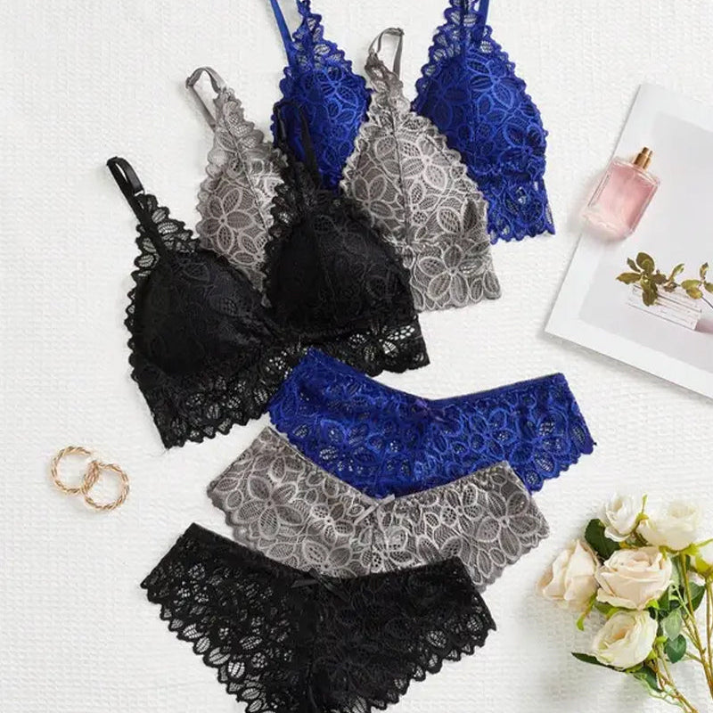 Ensemble De Sous-Vêtements Femme Dentelle Romantique