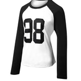 T-Shirt Décontracté à Manches Raglan