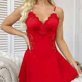 Chemise De Nuit Sexy Jarretelle