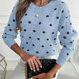 Pull Col Rond Manches Longues