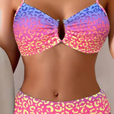 Bikini Stylisé Imprimé Animal