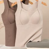Gilet Thermique Femme avec Soutien-Gorge Intégré