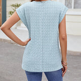 T-Shirt Col Rond Uni Manche Courte