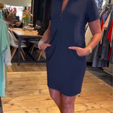Robe Revers Fermeture éclair