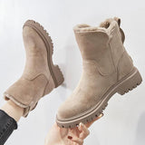 Bottes D’Hiver Pour Femme Avec Doublure En Polaire