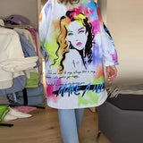 Robe débardeur col montant imprimé coloré