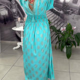 Robe Ample Imprimé Vacances Taille Maxi