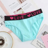 Culotte Imprimé Cœur Taille Basse