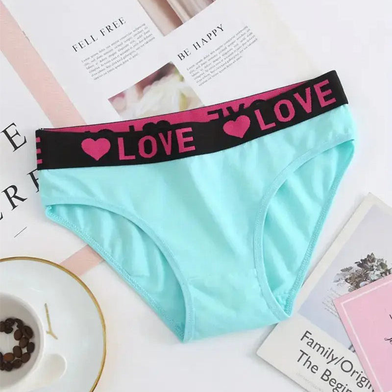 Culotte Imprimé Cœur Taille Basse