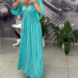 Robe Ample Imprimé Vacances Taille Maxi