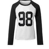T-Shirt Décontracté à Manches Raglan