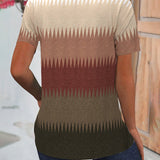 T-Shirt Élégant Confortable Imprimé