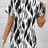 T-Shirt Décontracté Imprimé