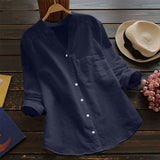 Aloyse | Chemise décontractée en lin et coton pour femme