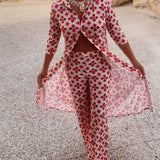 Ensemble deux pièces imprimé tendance