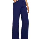 Pantalon Femme Taille Haute Extensible Décontracté Yoga Jambe Large