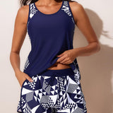 Bikini Poche Short Imprimé Plage