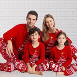 Pyjama familial de Noël à imprimé sapin de Noël