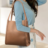 Sac à bandoulière simple de couleur unie