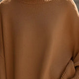 Pull Col Rond Loose Mi-Long