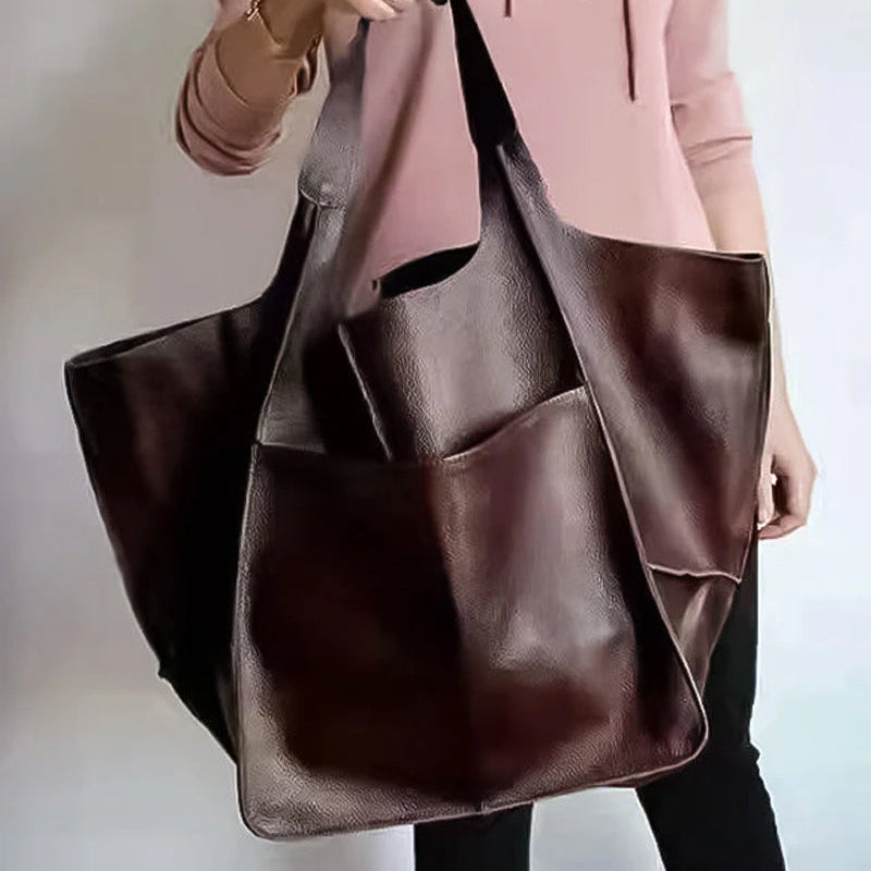 Sacs à main en cuir grande capacité pour femme