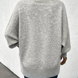 Pull Manche Lanterne Encolure En V