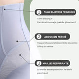 Shorts gainants taille haute avec effet push-up pour les fesses