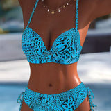 Bikini Sexy Vacances Imprimé Léopard