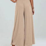 Pantalon Poche Taille Élastique Bootcut