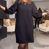 Robe élégante de couleur unie