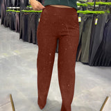Pantalon Large Tendance Et Décontracté