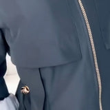 Veste Trenchcoat Avec Caractéristique Capuche