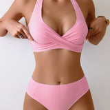 Bikini Sexy À Rayures