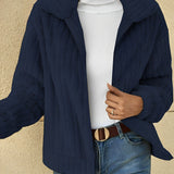 Elif | Manteau en peluche au style décontracté et confortable pour femme