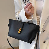 Sac À Main Élégant Uni Pour Femmes De Style Français