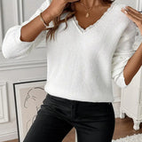 Pull Manches Longues Nœud Dans Le Dos